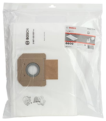 Bosch 5x Vliesfilterbeutel (Ersatzbeutel für GAS 35 AFC/ SFC+/M AFC Professional, für Trockensaugen, Zubehör Staubsauger) im Sale